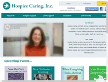 Tablet Screenshot of hospicecaring.org